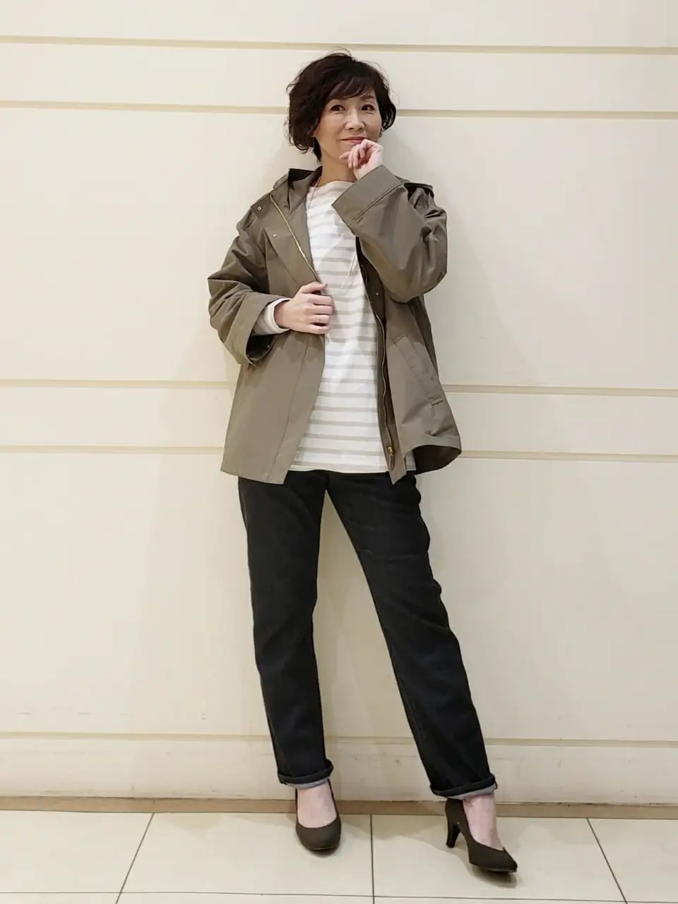 自由区 maruri コーディネート画像