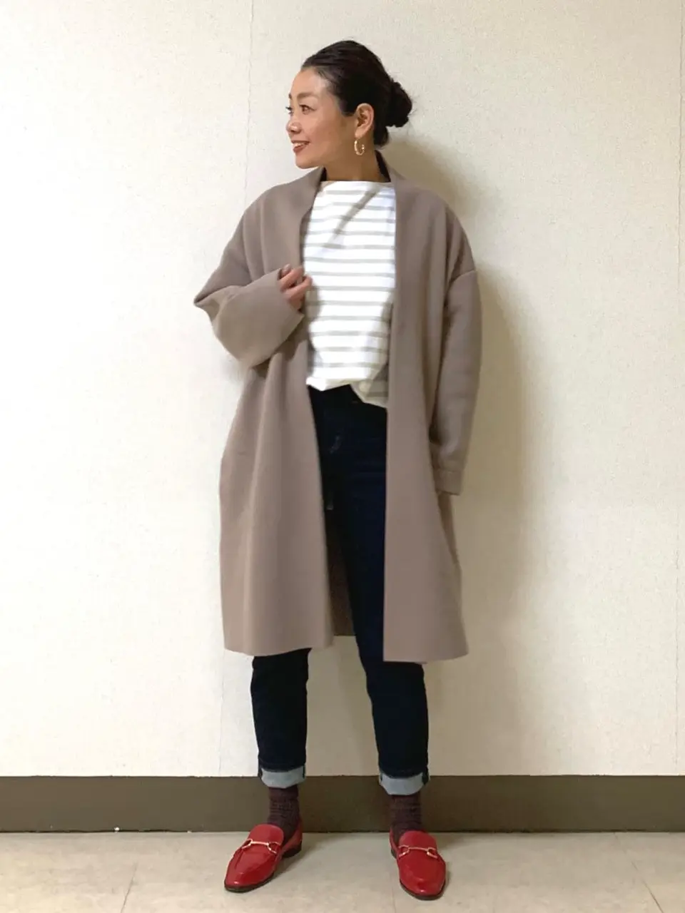 自由区 坂本 コーディネート画像