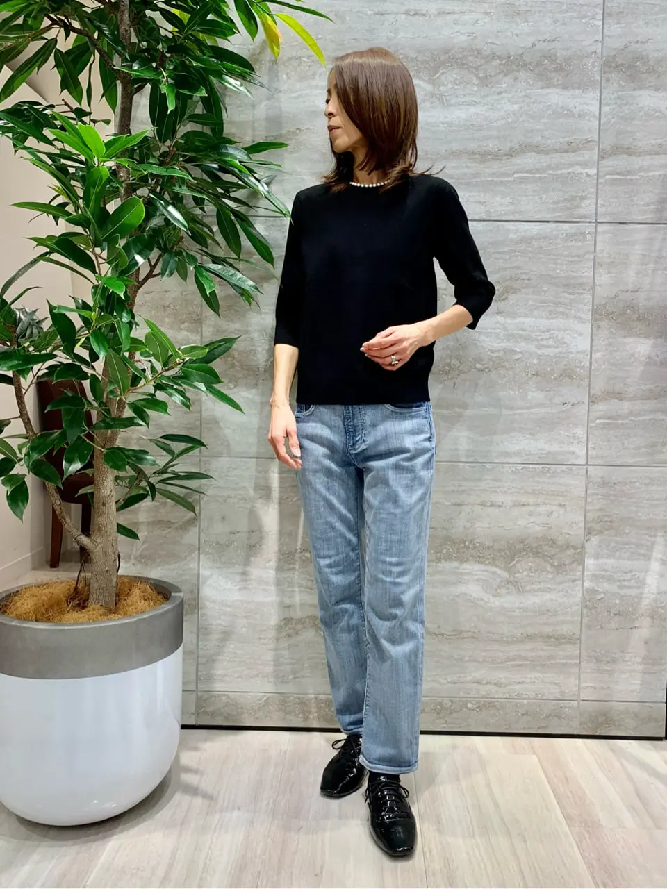 自由区 Ishii コーディネート画像