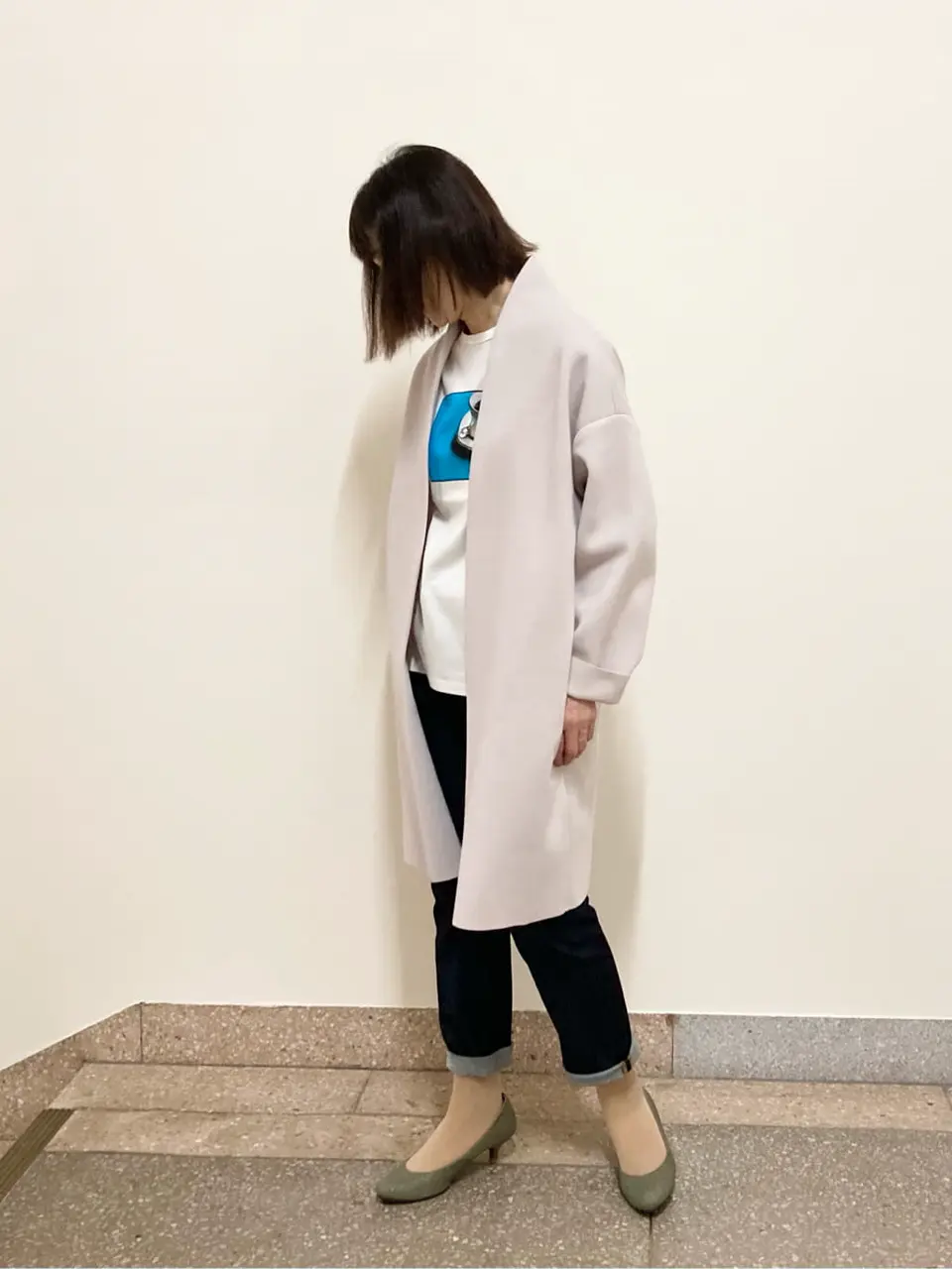 自由区 阿部 コーディネート画像