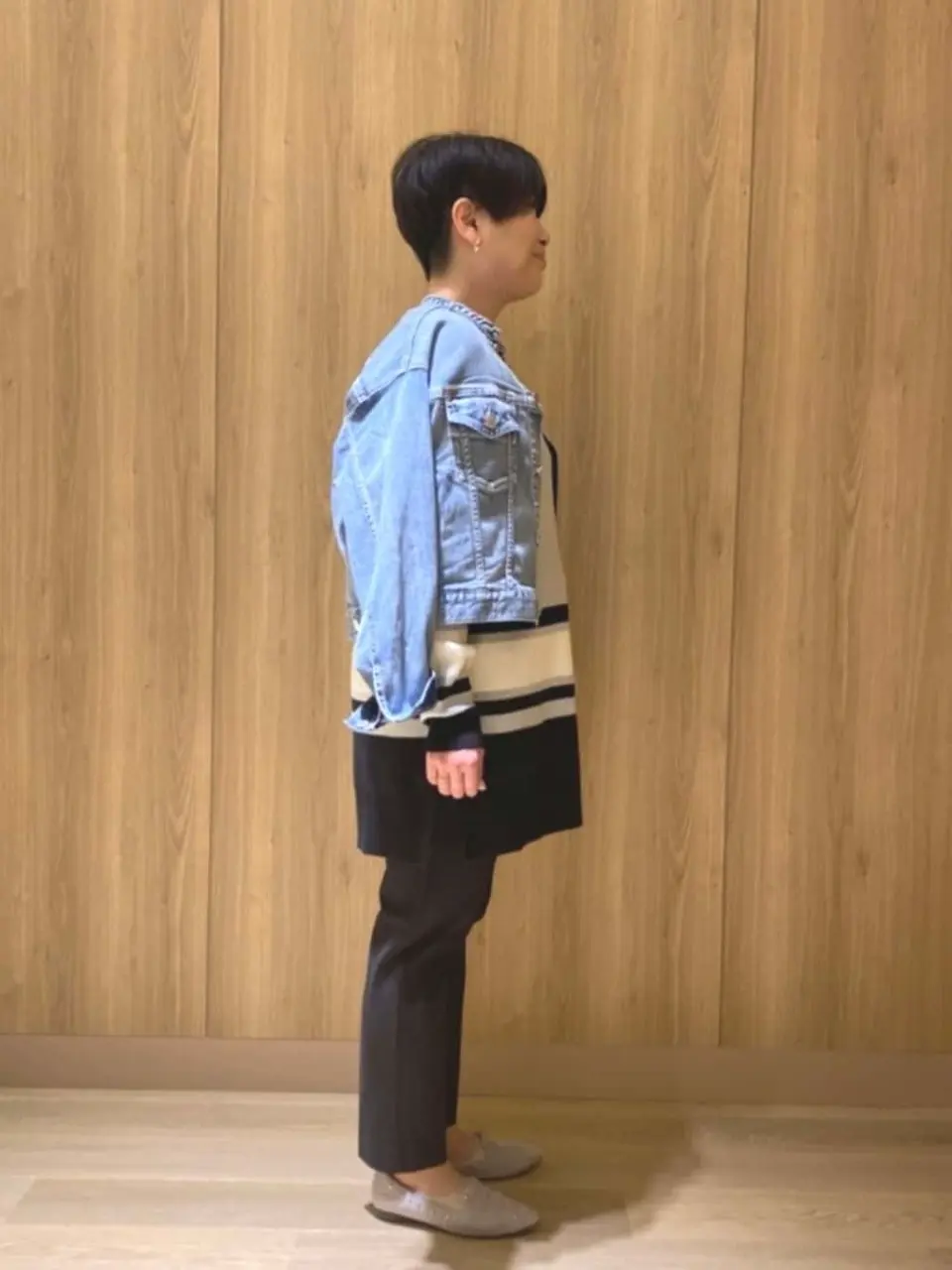 自由区 田中 コーディネート画像