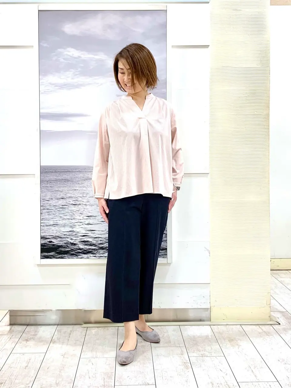 自由区 中鉢 コーディネート画像