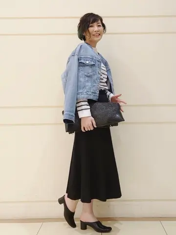 自由区 maruri コーディネート画像