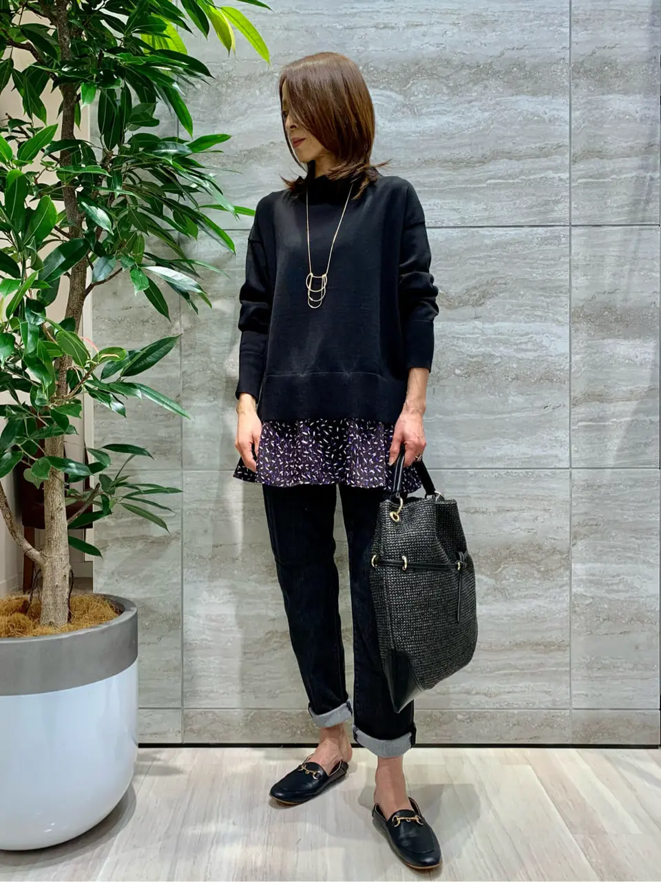 自由区 Ishii コーディネート画像