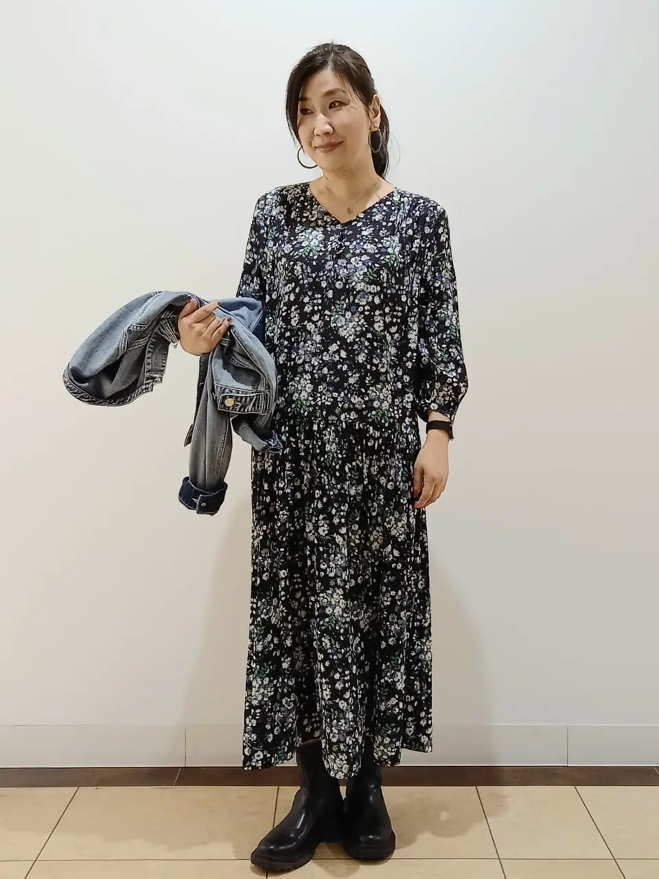 自由区 中川 コーディネート画像