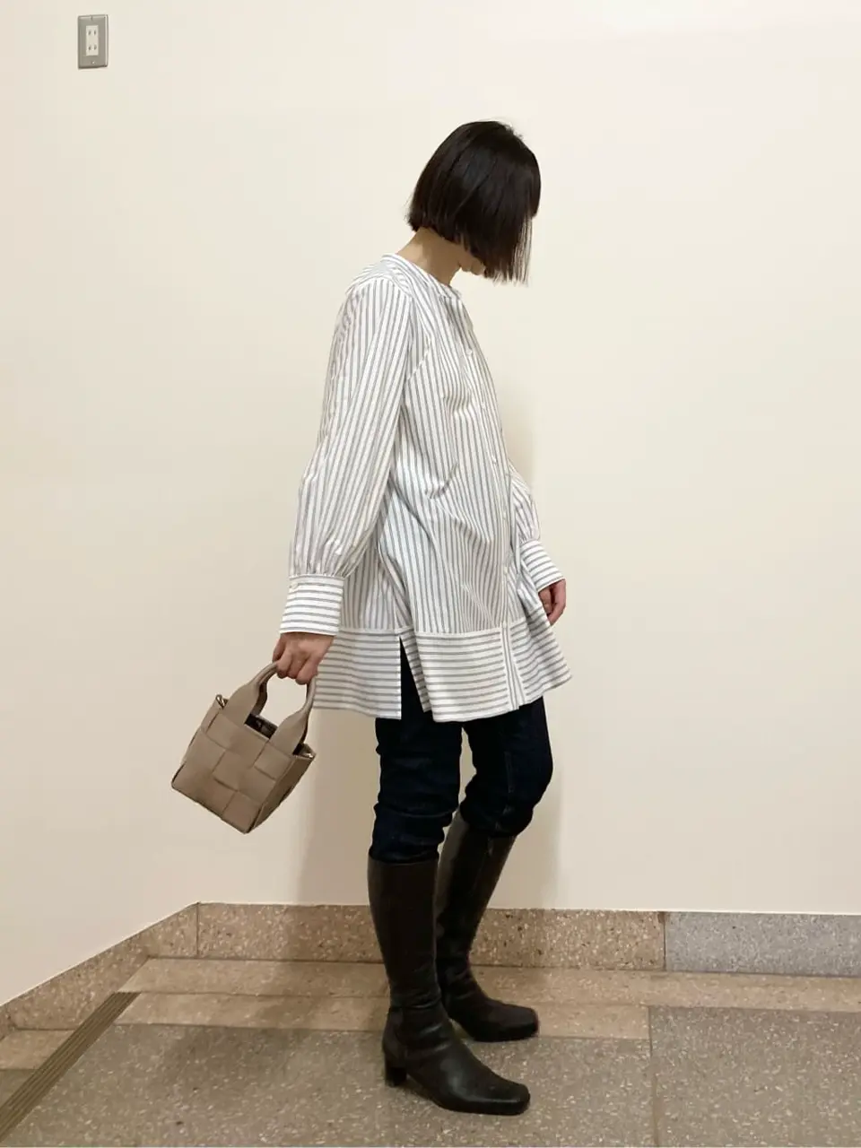 自由区 阿部 コーディネート画像