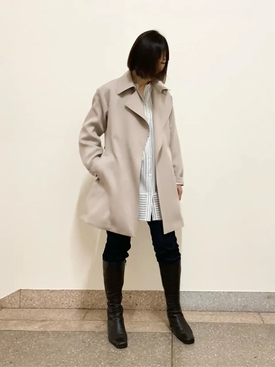 自由区 阿部 コーディネート画像