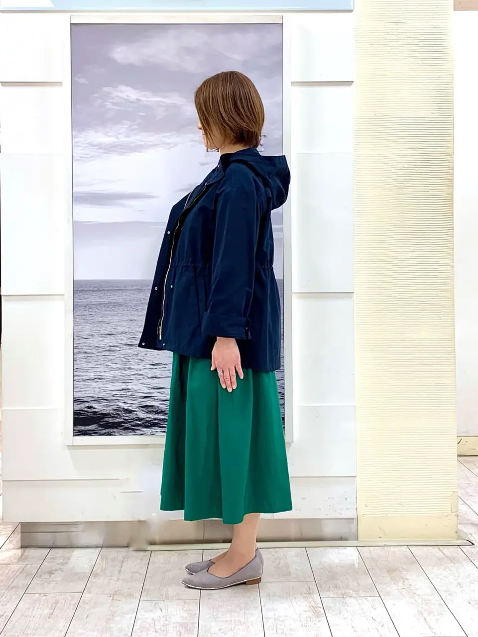 自由区 中鉢 コーディネート画像