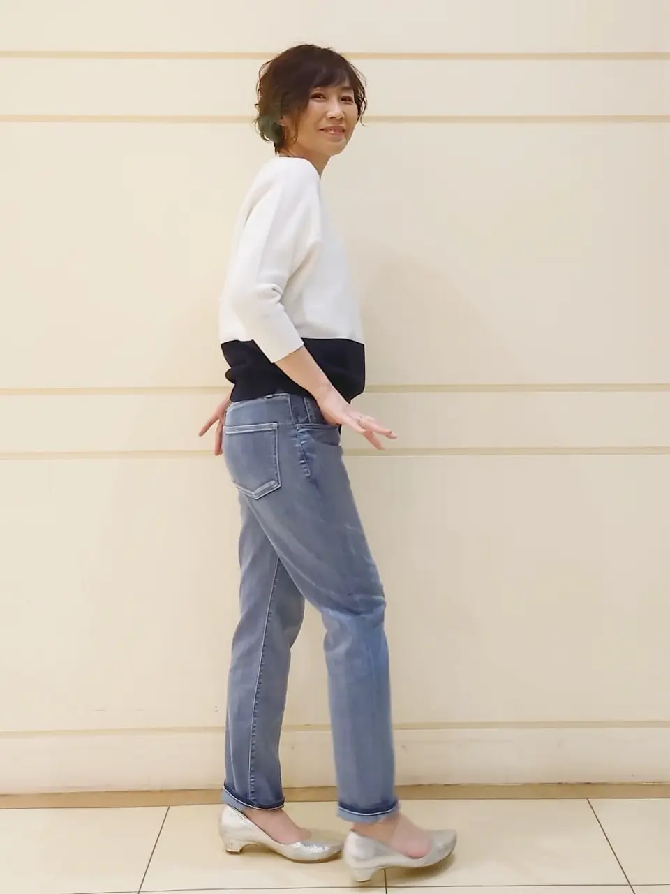 自由区 maruri コーディネート画像