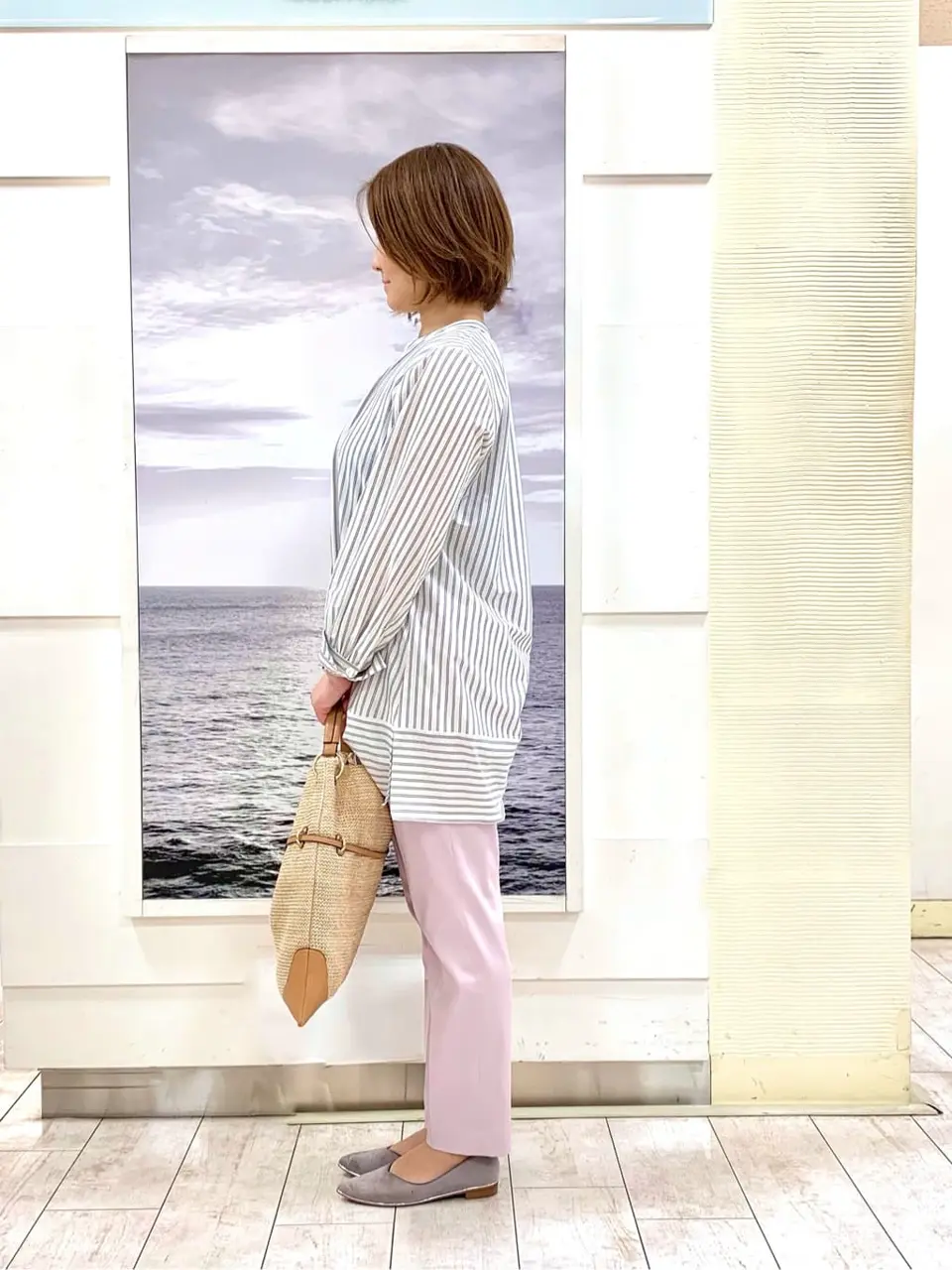 自由区 中鉢 コーディネート画像