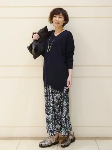 自由区 maruri コーディネート画像