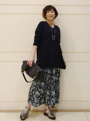 自由区 maruri コーディネート画像