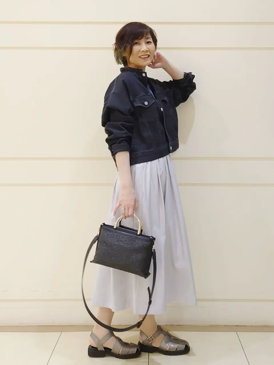 自由区 maruri コーディネート画像