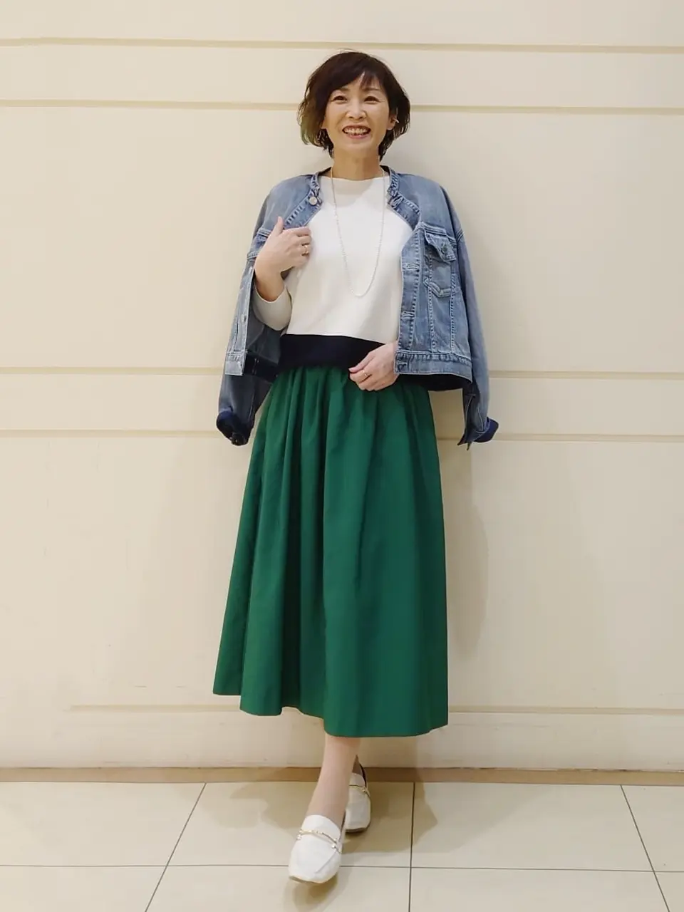 自由区 maruri コーディネート画像