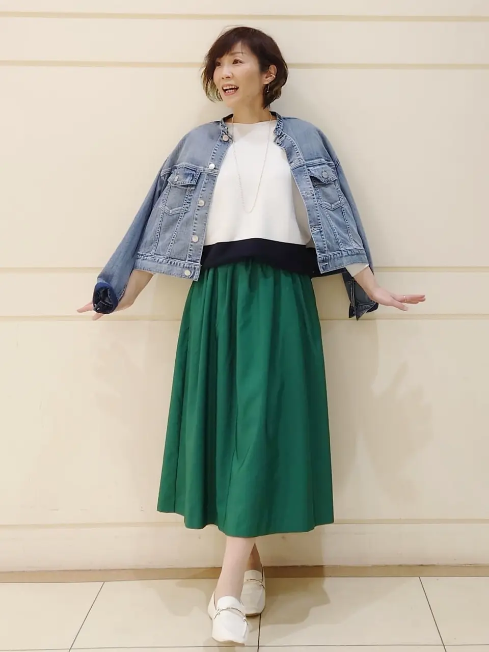 自由区 maruri コーディネート画像