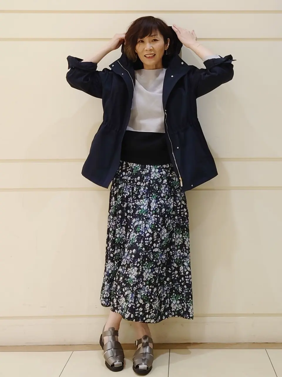 自由区 maruri コーディネート画像