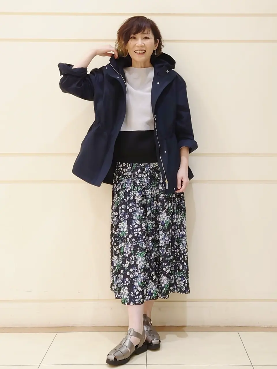 自由区 maruri コーディネート画像