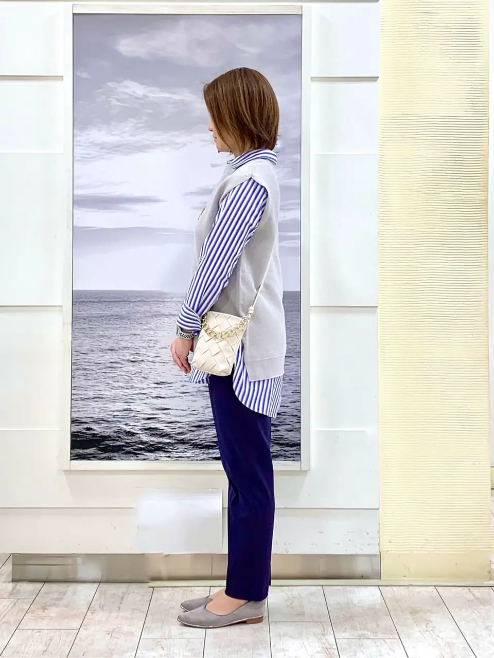 自由区 中鉢 コーディネート画像