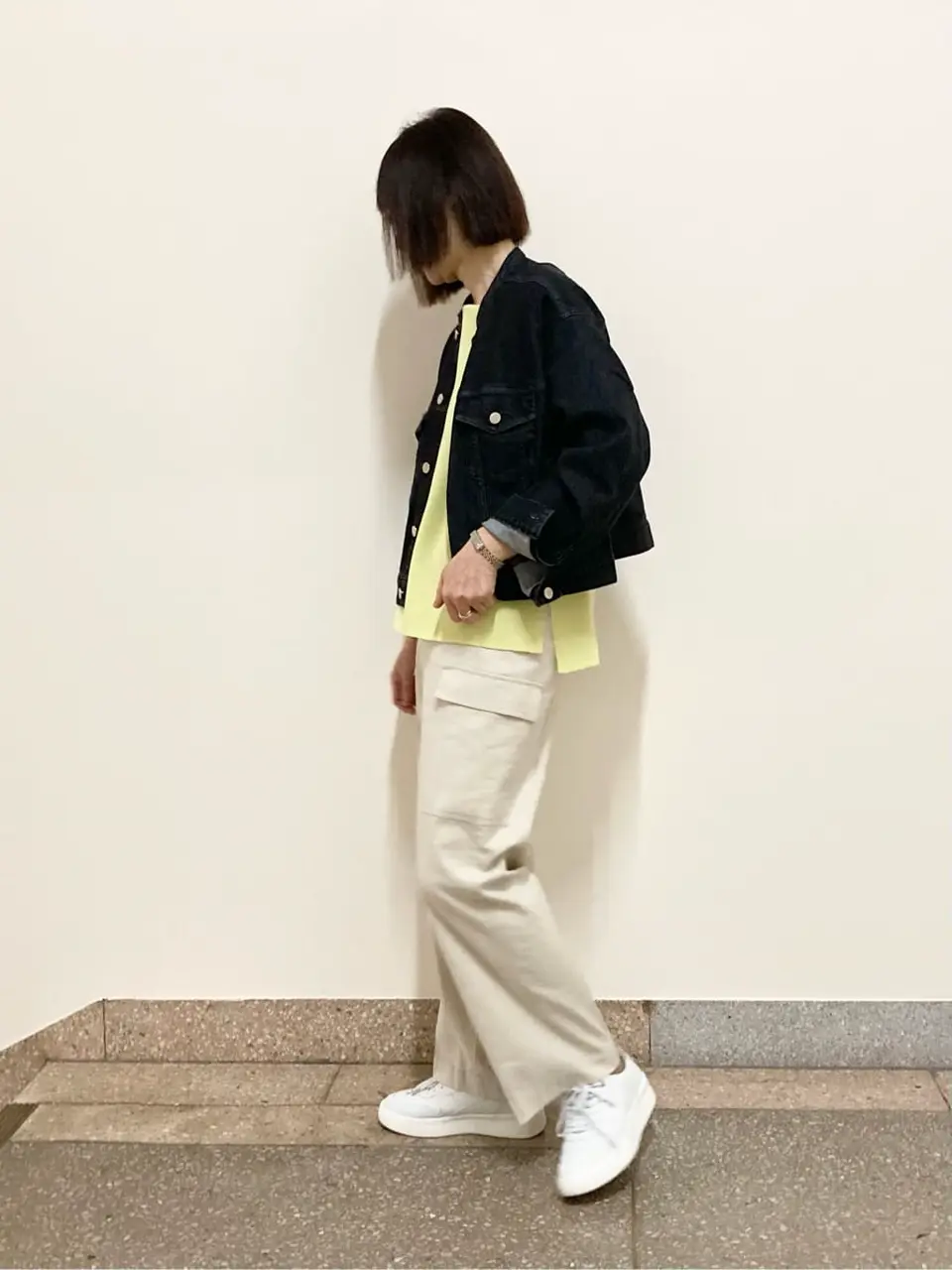 自由区 阿部 コーディネート画像