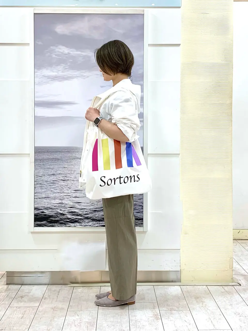 自由区 中鉢 コーディネート画像