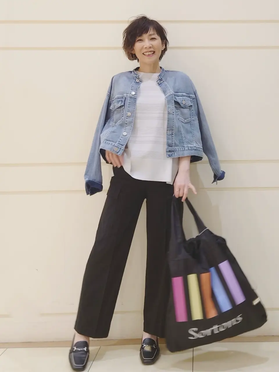 自由区 maruri コーディネート画像