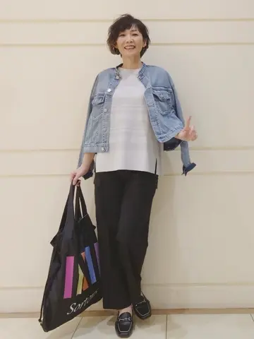 自由区 maruri コーディネート画像