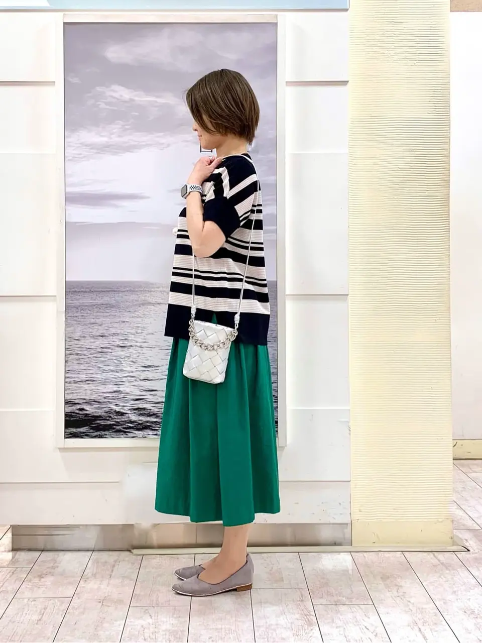 自由区 中鉢 コーディネート画像