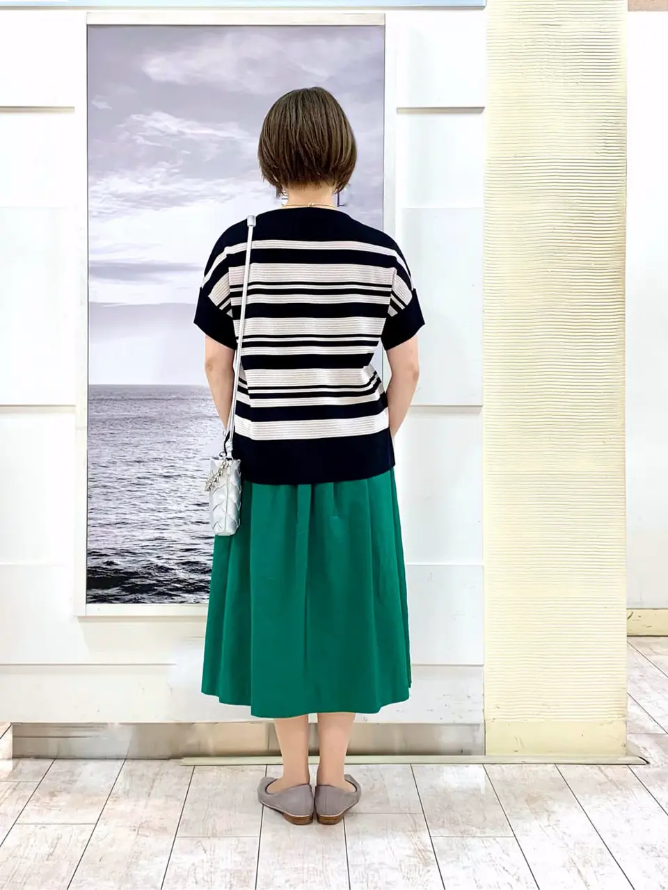 自由区 中鉢 コーディネート画像