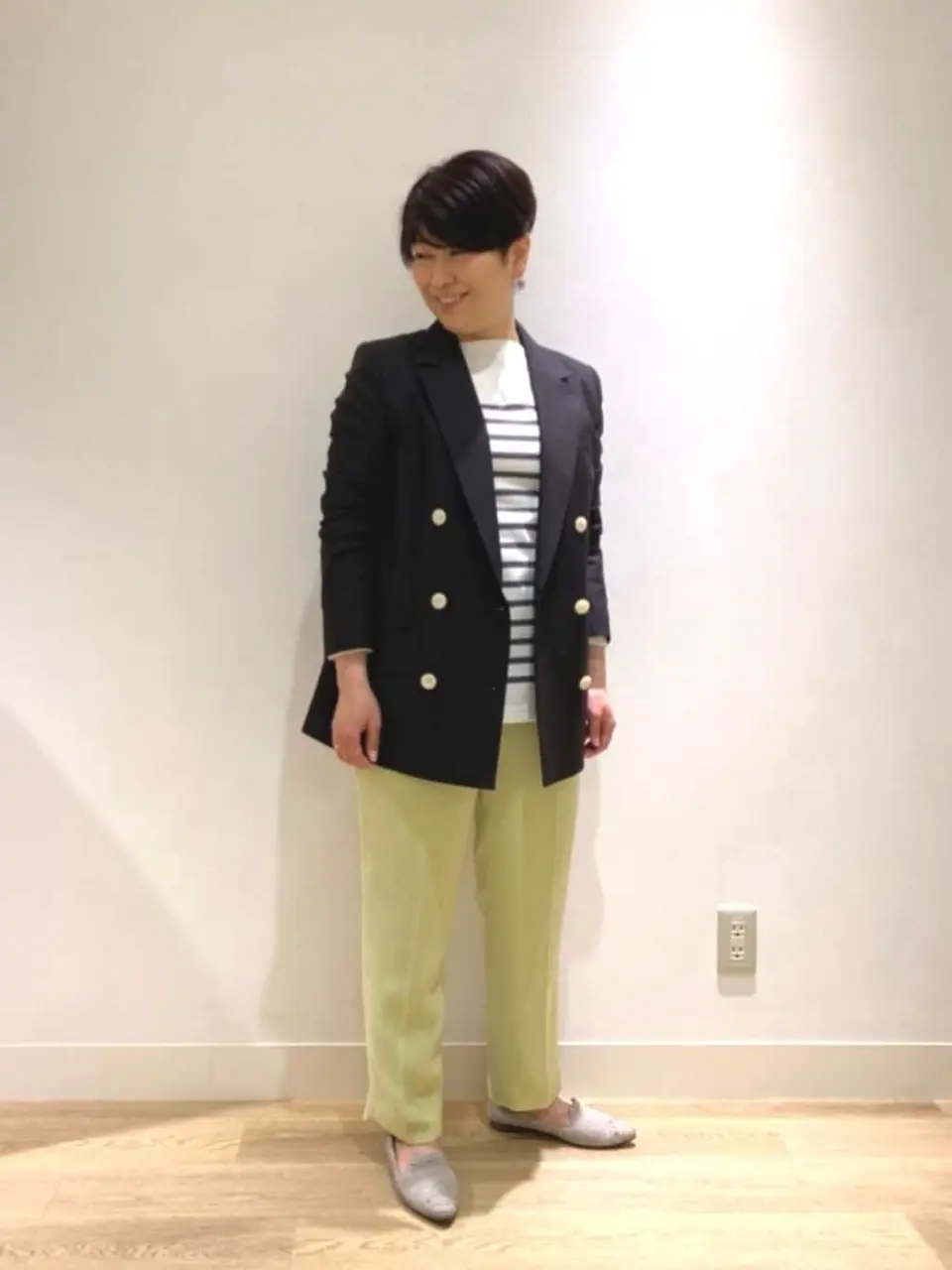 自由区 田中 コーディネート画像