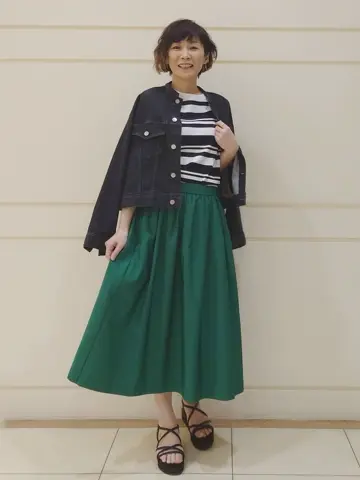 自由区 maruri コーディネート画像