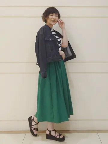 自由区 maruri コーディネート画像