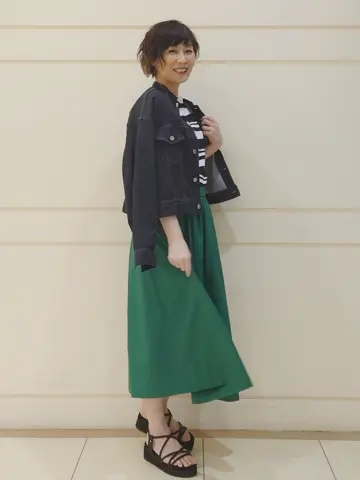 自由区 maruri コーディネート画像