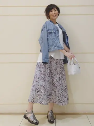 自由区 maruri コーディネート画像