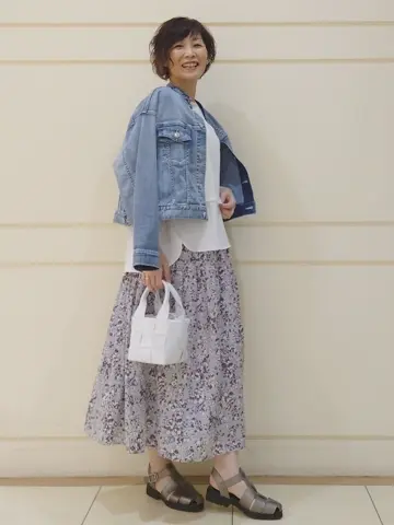 自由区 maruri コーディネート画像