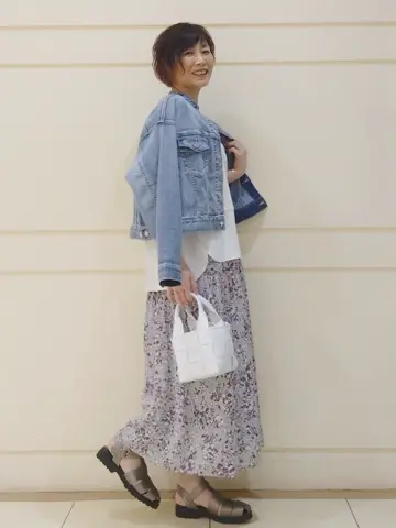 自由区 maruri コーディネート画像