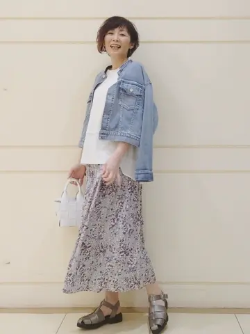 自由区 maruri コーディネート画像