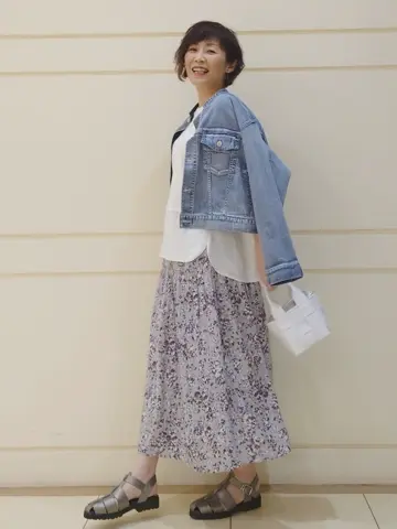 自由区 maruri コーディネート画像