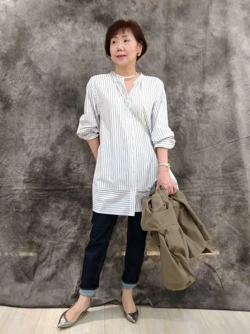 自由区 鶴田 コーディネート画像