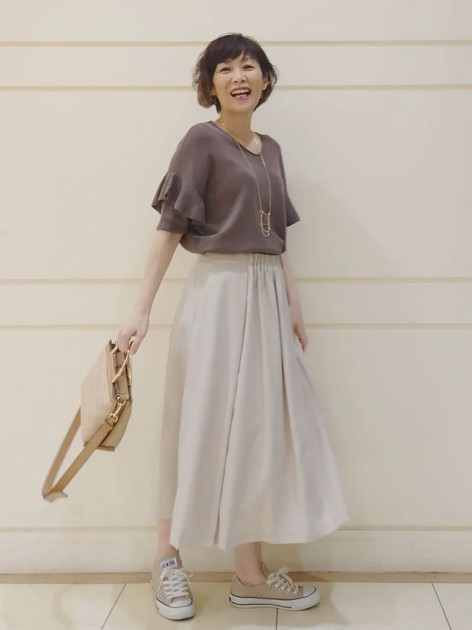 自由区 maruri コーディネート画像