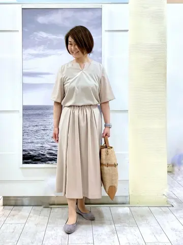 自由区 中鉢 コーディネート画像