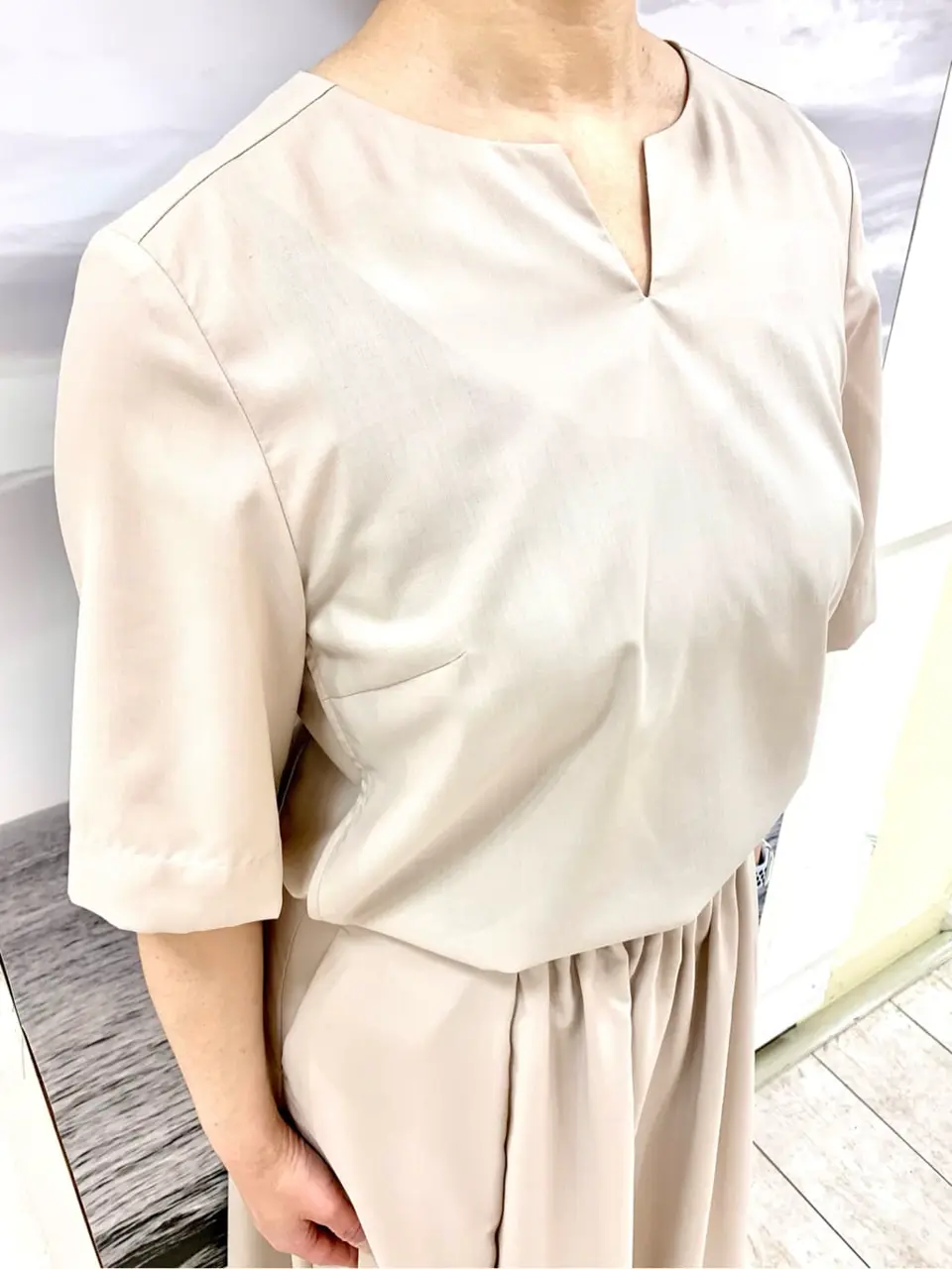 自由区 中鉢 コーディネート画像