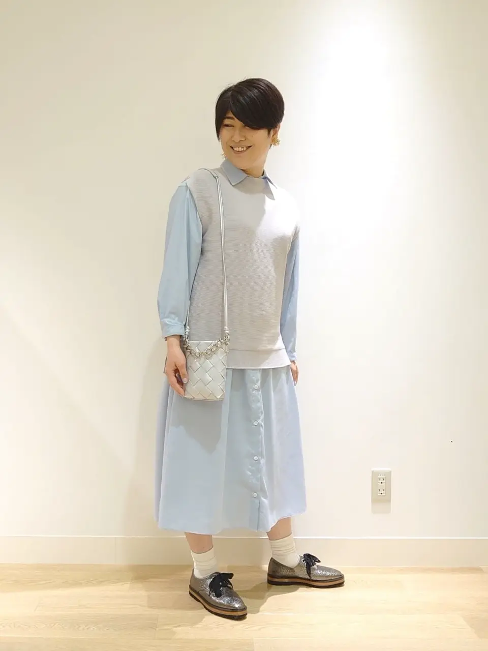 自由区 田中 コーディネート画像