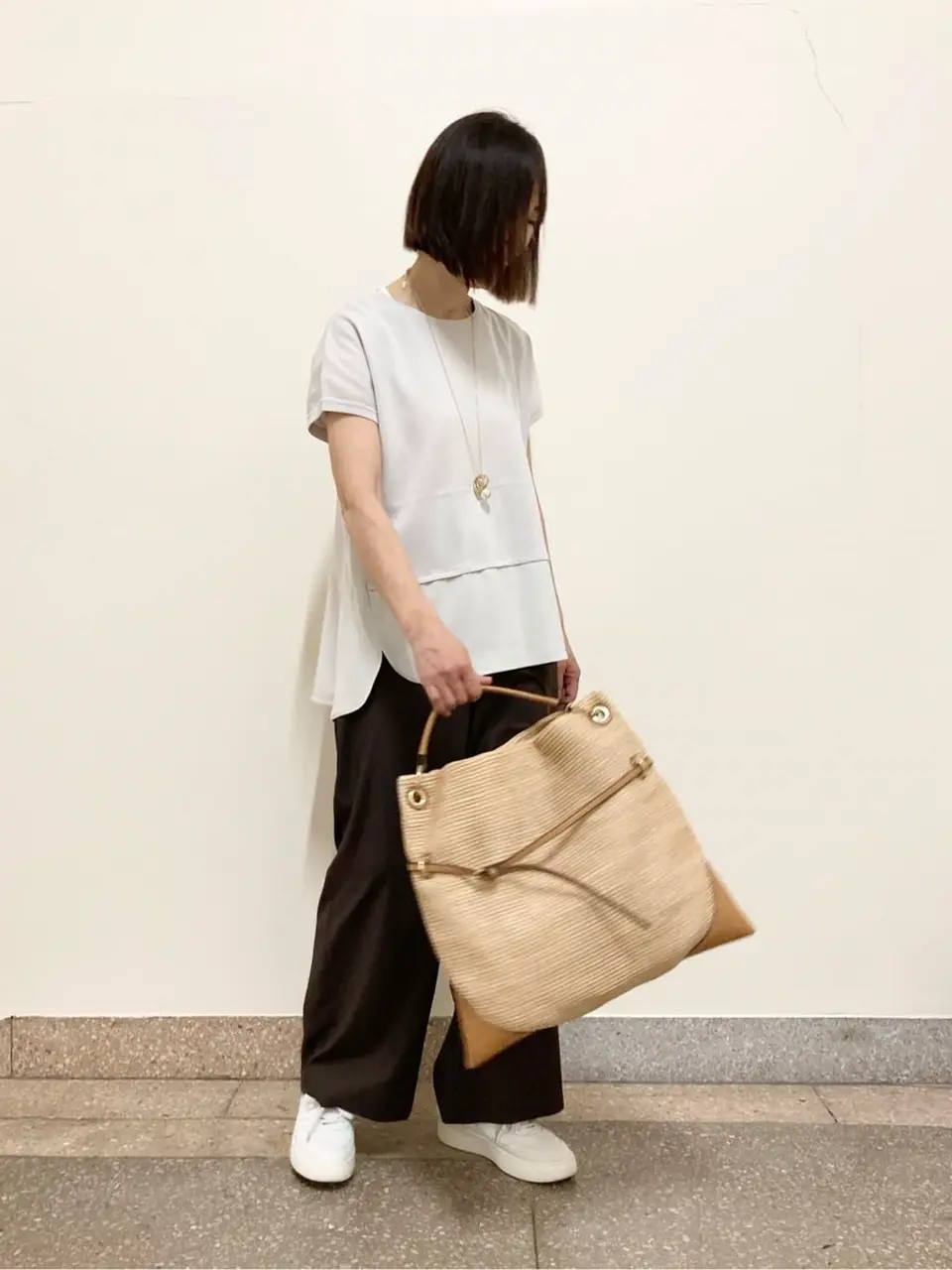 自由区 阿部 コーディネート画像