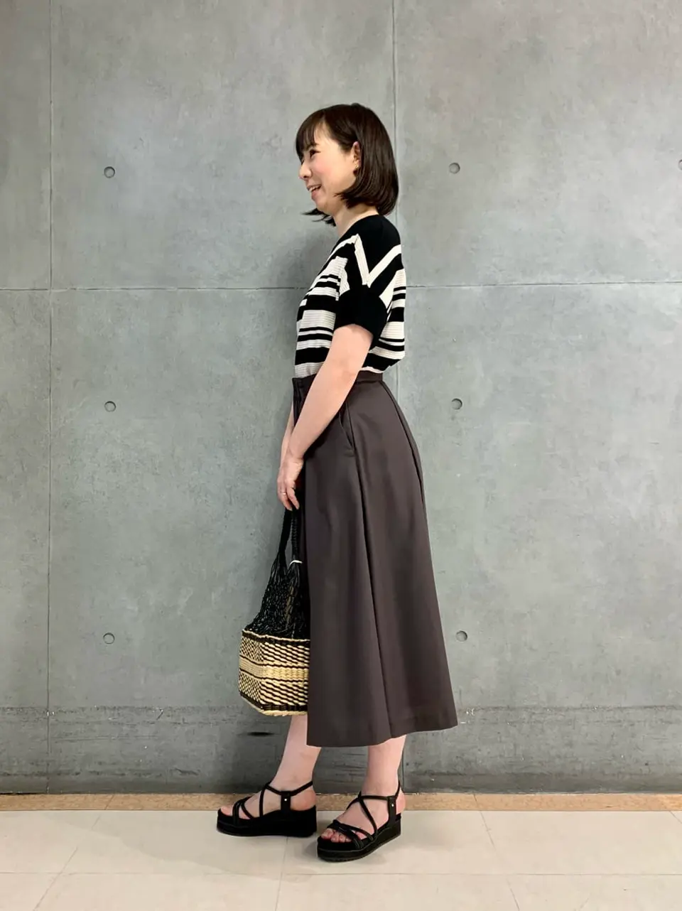 自由区 丸尾 コーディネート画像