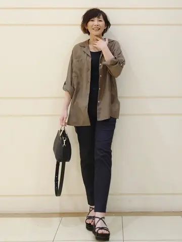 自由区 maruri コーディネート画像