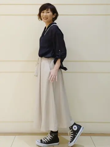 自由区 maruri コーディネート画像