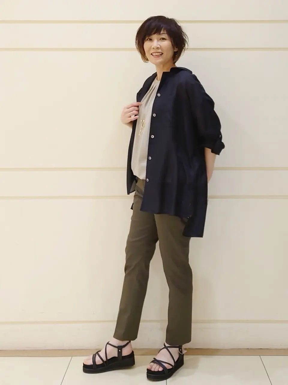 自由区 maruri コーディネート画像