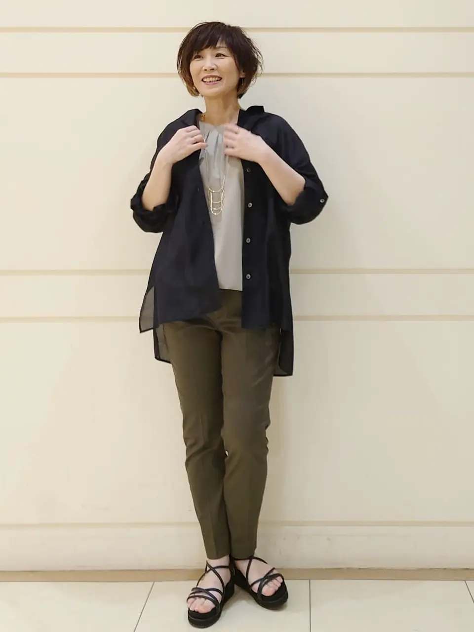 自由区 maruri コーディネート画像