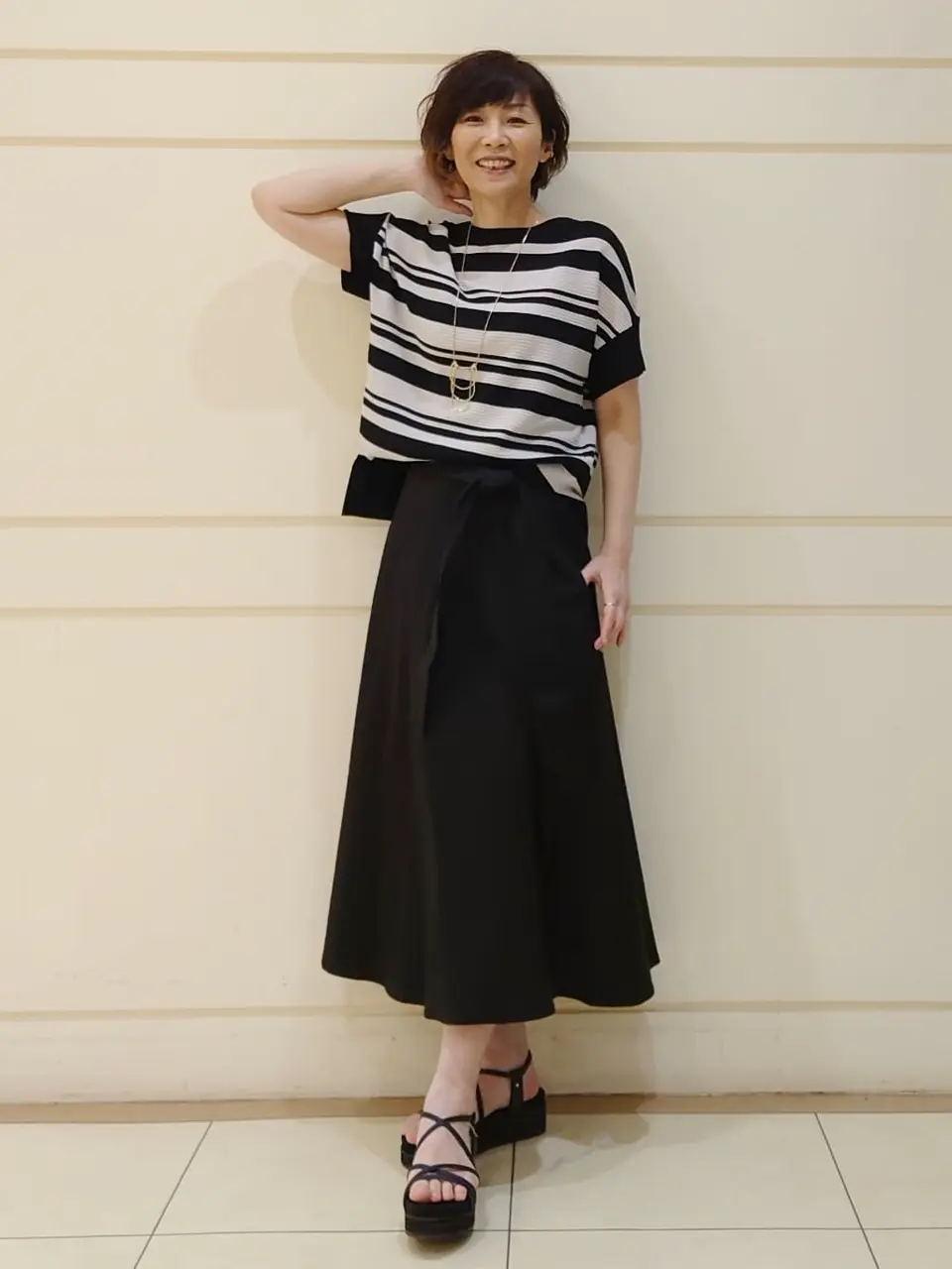 自由区 maruri コーディネート画像