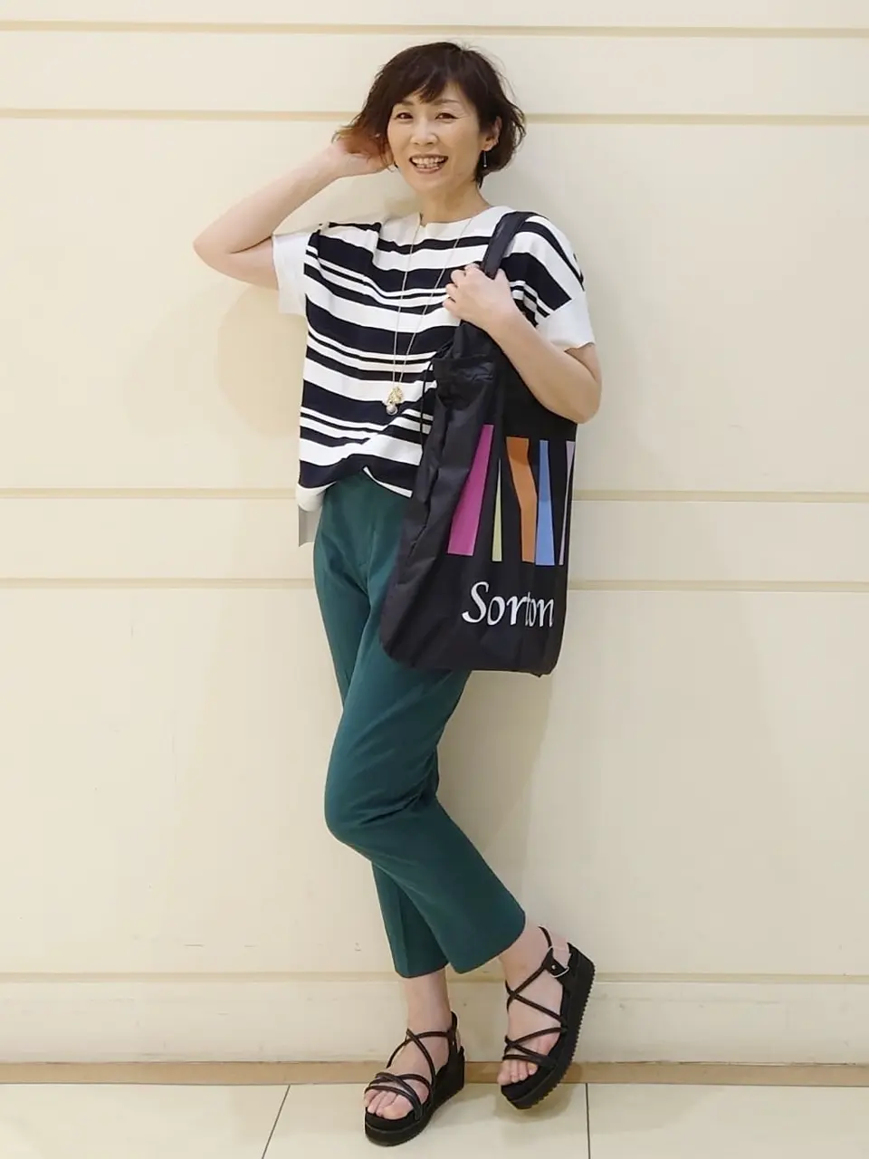 自由区 maruri コーディネート画像